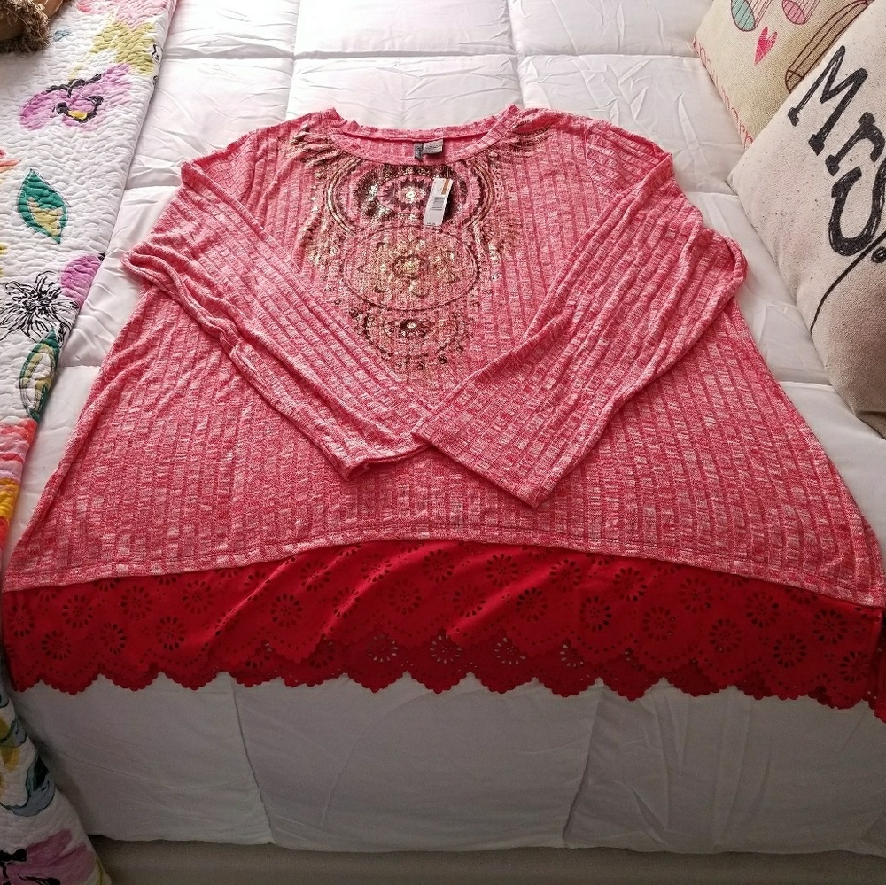 Red Blouse/Top